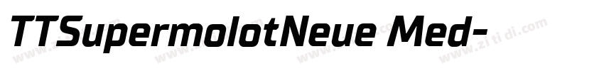 TTSupermolotNeue Med字体转换